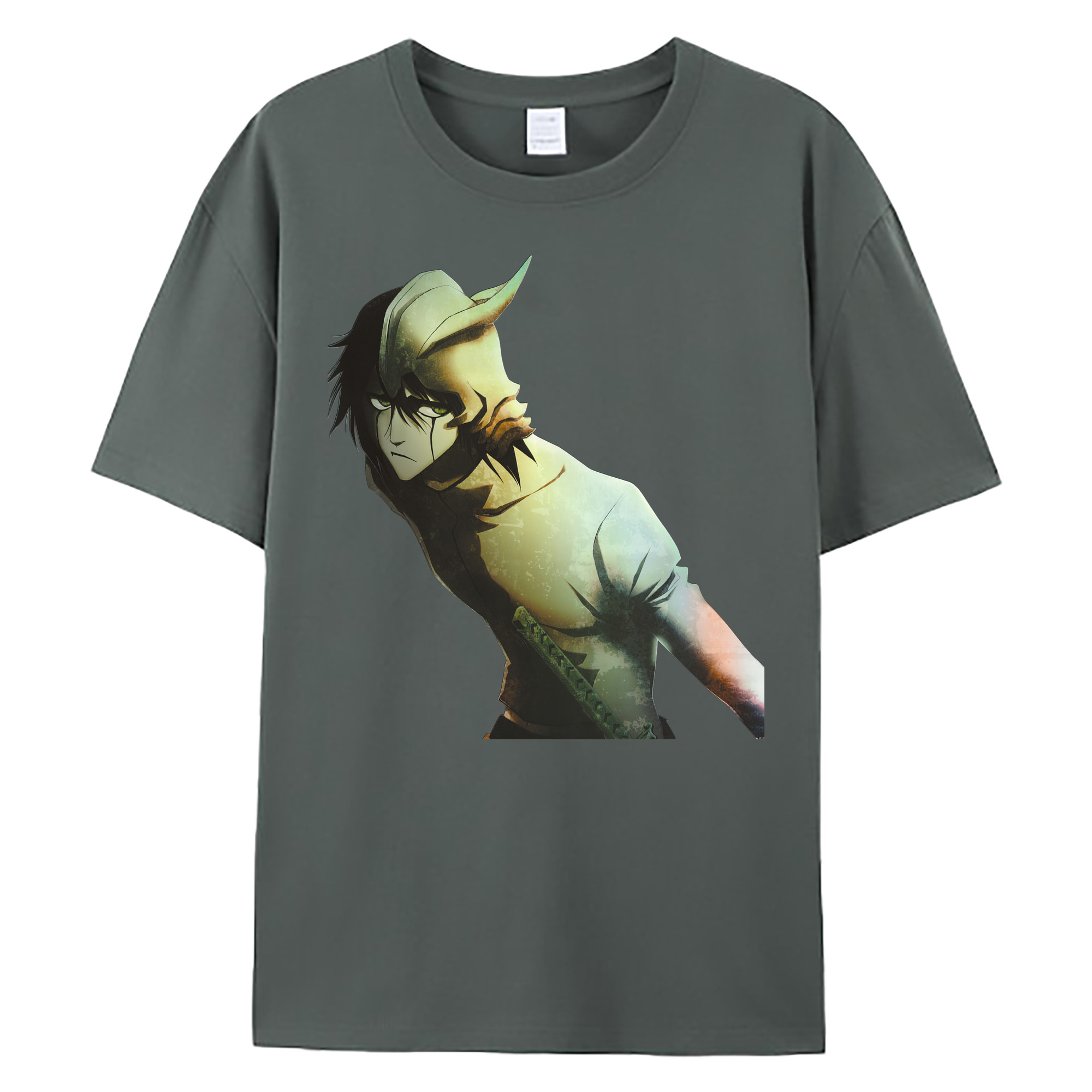 （画像用） ブリーチ ウルキオラ·シファー BLEACH Ulquiorra cifer 綿100％ メンズ半袖Tシャツ｜肌触りやわらか＆通気性